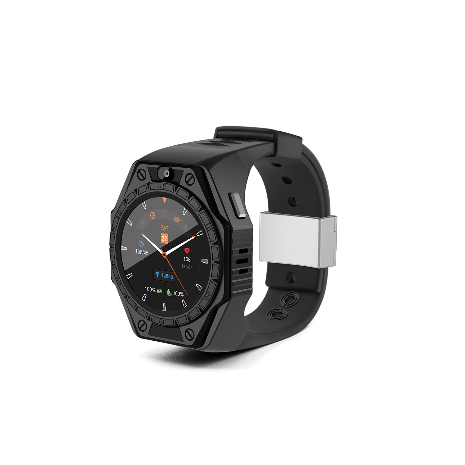 4G IPX8 waterproof Offender Tamper Proof GPS Tracker Smart Watch with Heart Rate Thermometer Photograph electric fence